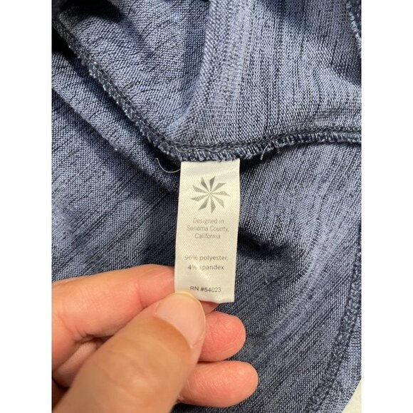 Athleta Techie Sweat Cowl Neck Hoodie XXS Long Sleeve, Front Pocket, Thumb Hole - Picture 8 of 13